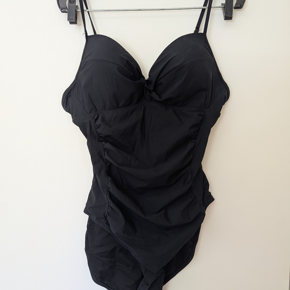 Victoria's Secret Black One Piece Swimsuit with Underwire Support